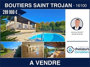 maison à la vente -   16100  BOUTIERS SAINT TROJAN, surface 208 m2 vente maison - UBI439419119